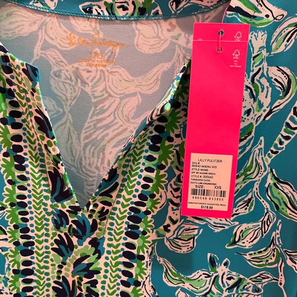 🦋NWT🦋 Lilly Pulitzer UPF 50+ChillLilly Nadine dress - Picture 4 of 5